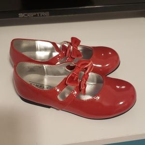 Red dress shoes